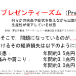 プレゼンティーズムによる経済損失