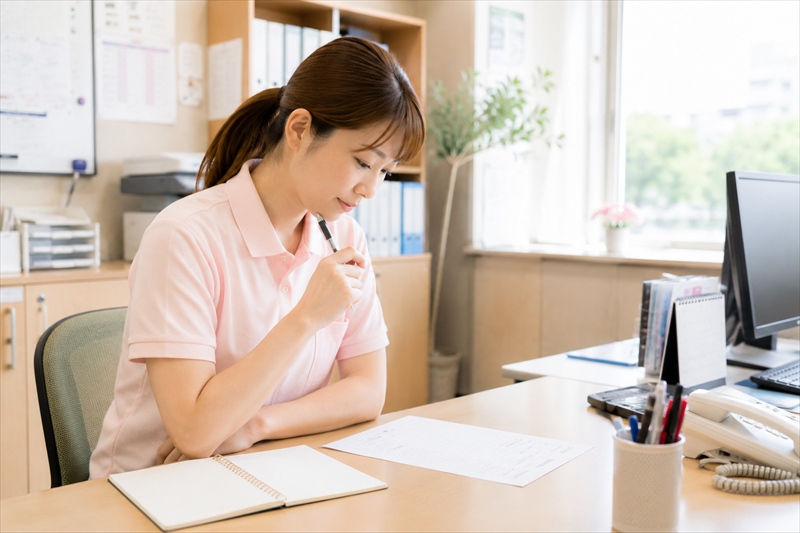 介護職員の自己評価シートの書き方