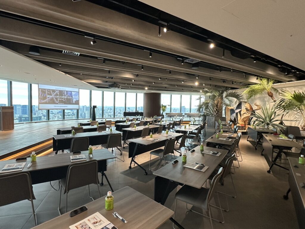 麻布台ヒルズ エグゼクティブ・プレゼン 会場の様子