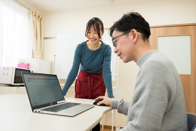 シンクロシフトを利用している様子